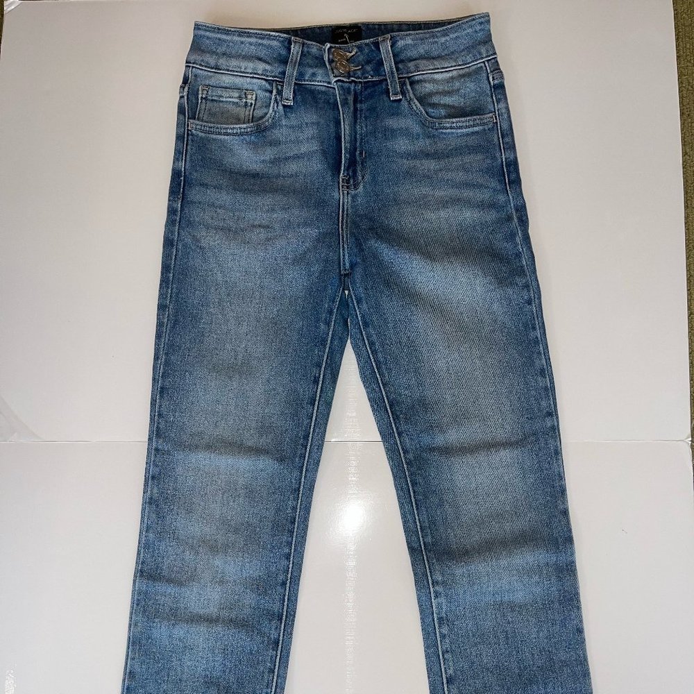 Medium Wash Straight Leg Jeans